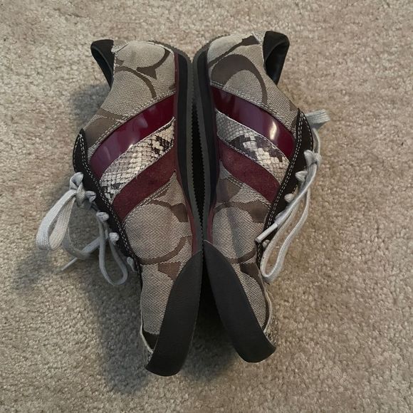 COACH monogram sneaker women’s size 8 - Picture 6 of 13
